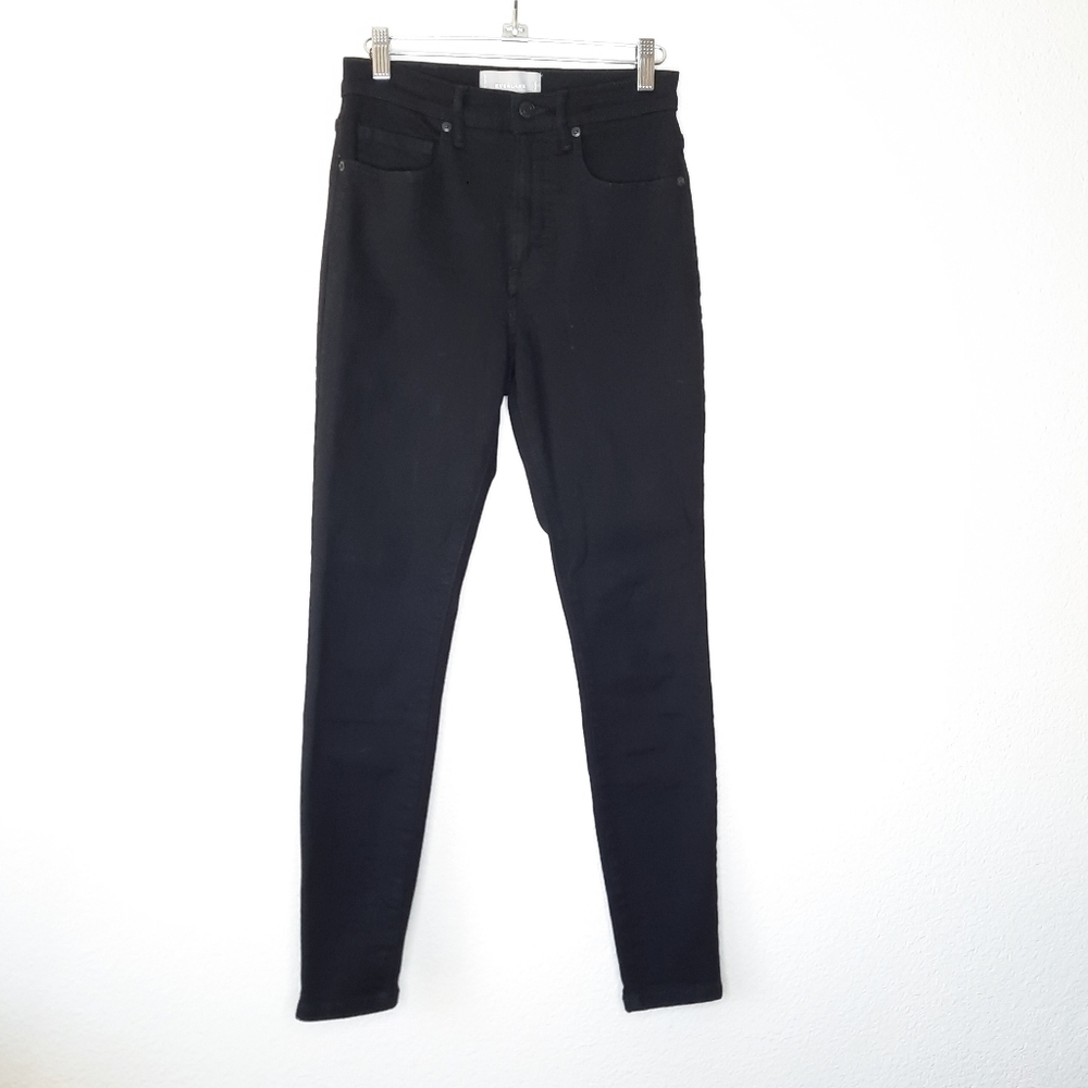 Everlane Black Denim High Waisted Jeans 27